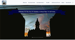 Desktop Screenshot of cityofcolumbiaky.com